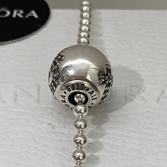 Pandora Essence Collection Silver W/CZ Virgo Charm - Picture 2 of 5